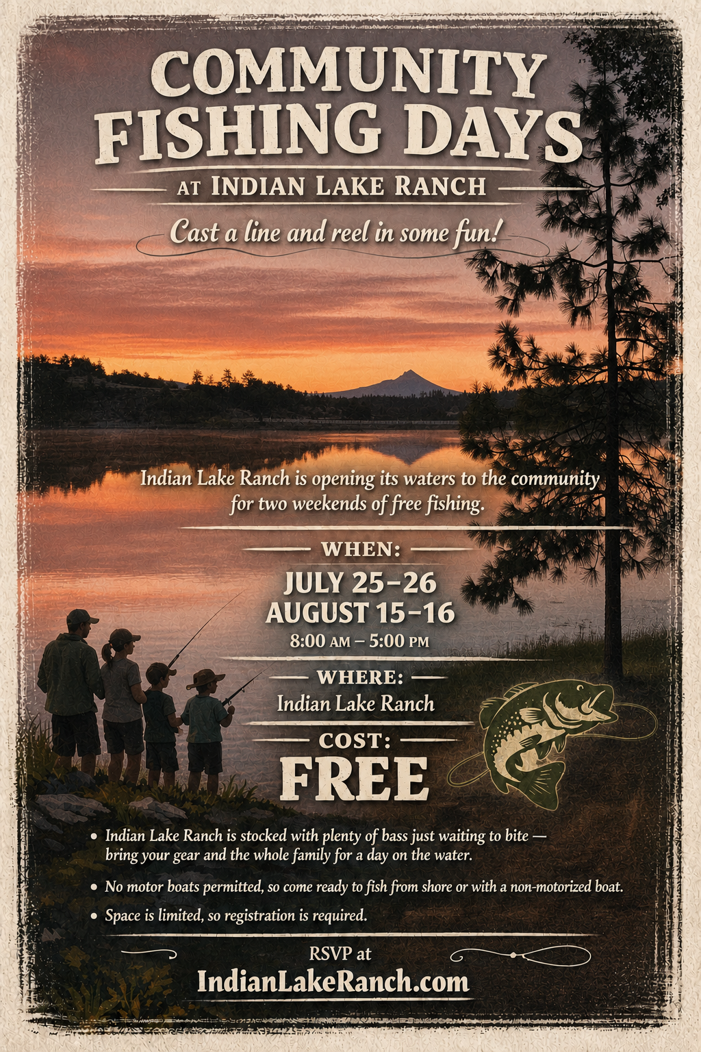 2026 Fishing Derby Flyer